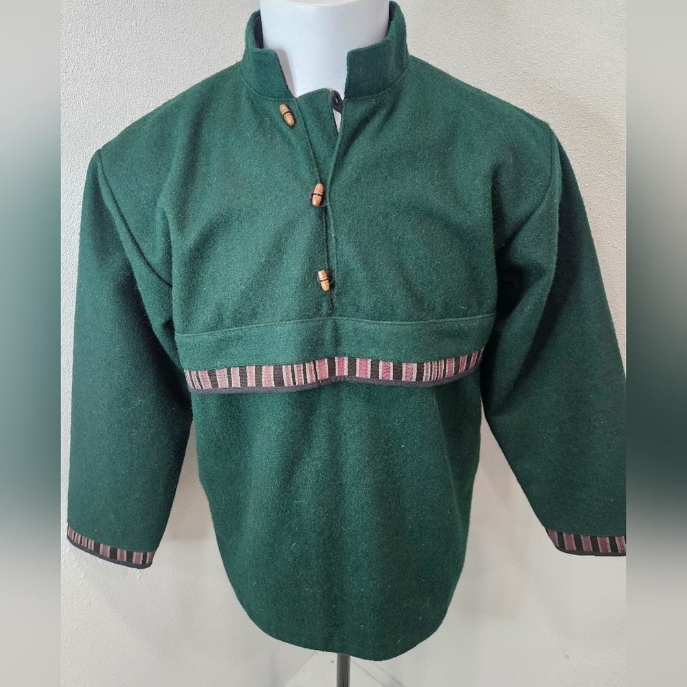 Wool Pullover Jacket Made In Nepal - image 1